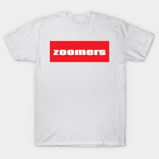 Zoomers Zoomer Words Gen Z Use T-Shirt